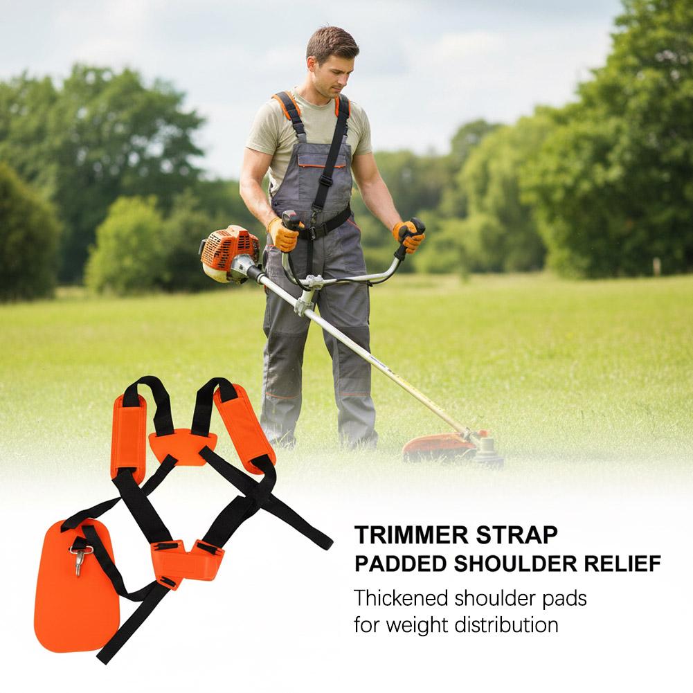 Brush Cutter Strap - Padded Double Shoulder Harness Strap for