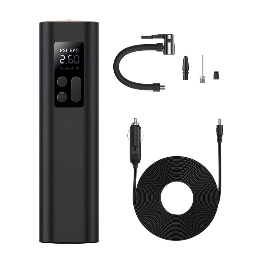 Air Compressor Portable - Mini Portable ABS Plastic Wireless Digital
