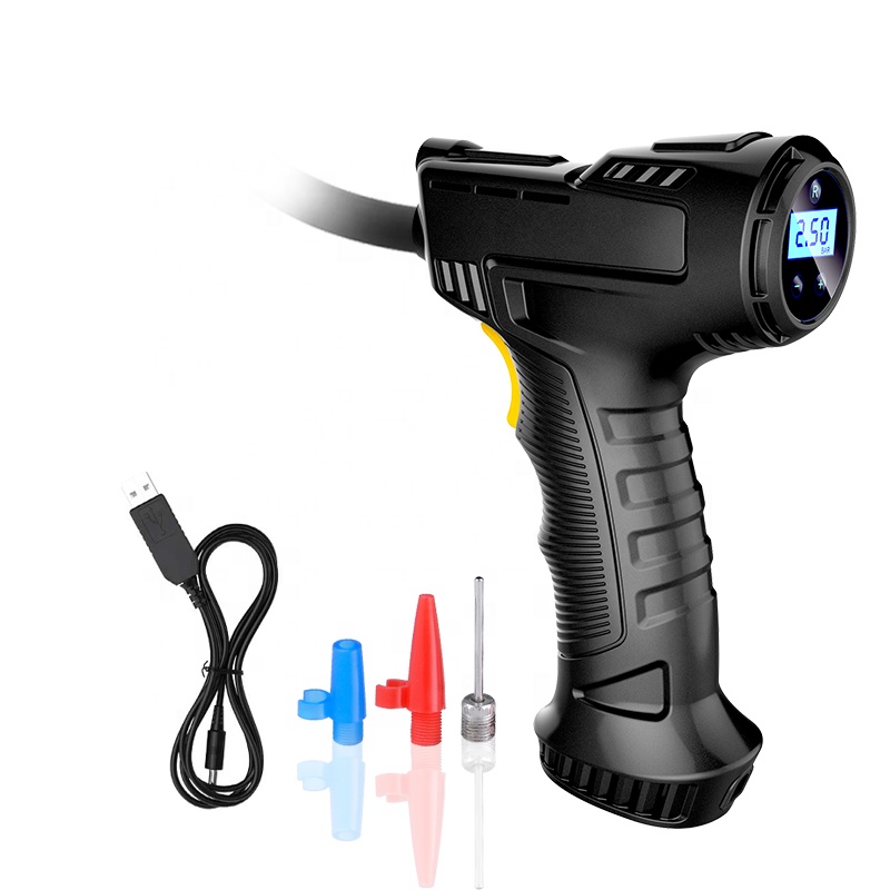 Air Compressor Portable - 150PSI 120W Portable Digital Rechargeable Electric