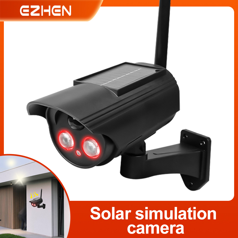 Outdoor Power Outlet Solar - Outdoor Solar Simulation Camera Waterproof Dummy