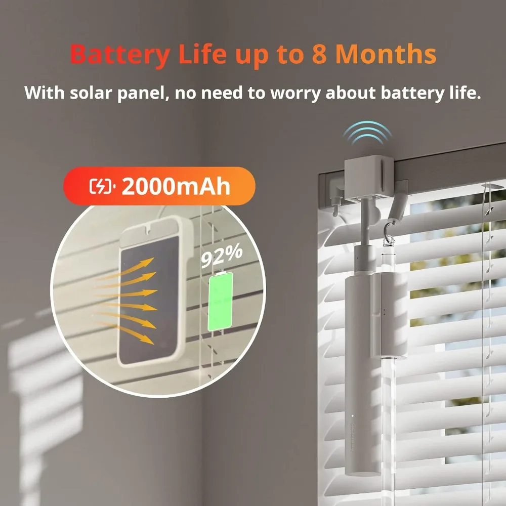 Outdoor Power Blinds - New Upgrade US Shipping Smart WiFi