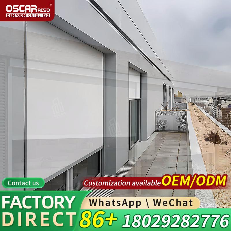 Outdoor Power Blinds - Outdoor Porch Enclosure Kit Bespoke Green