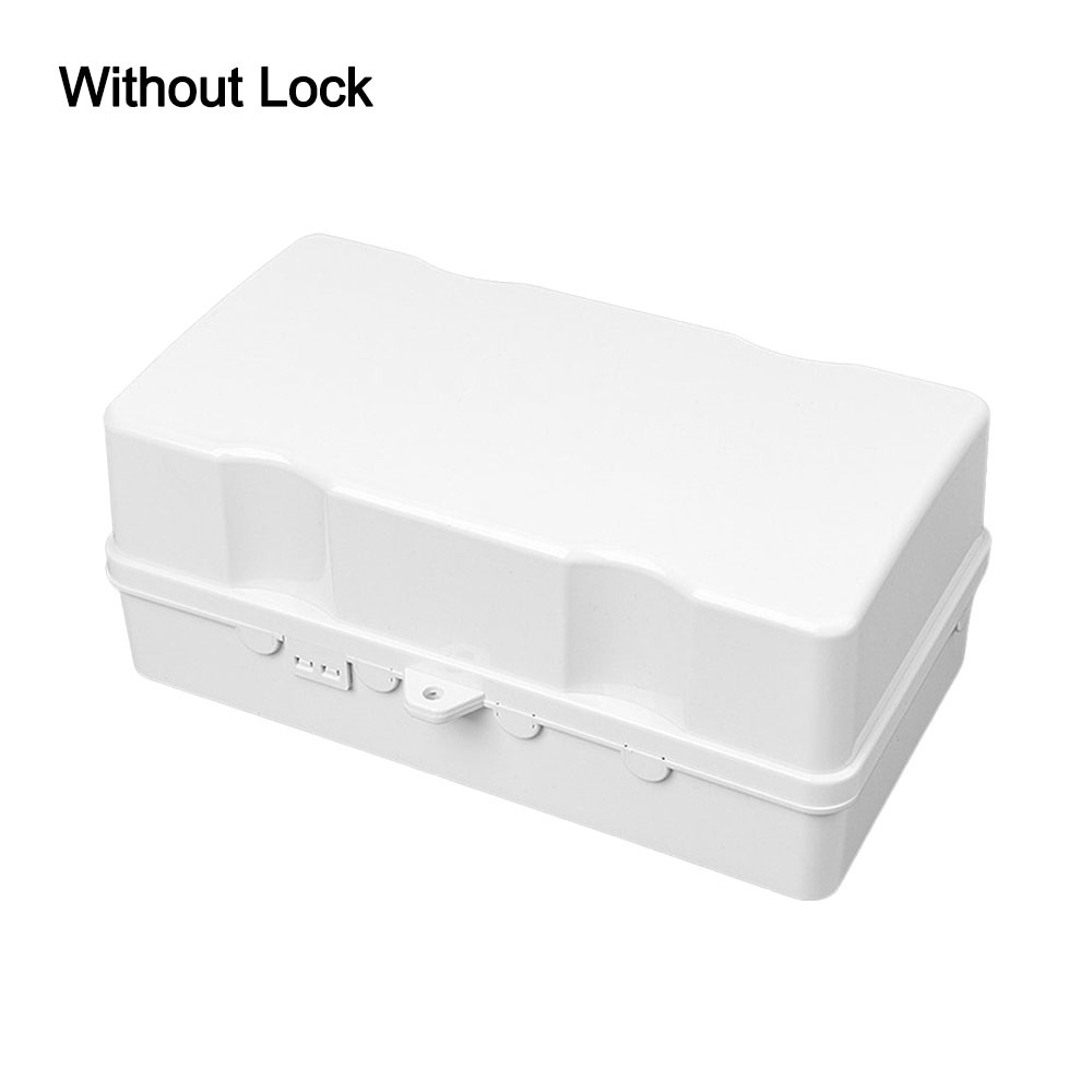 Outdoor Power Strip - Portable Plastic Plug Box Anti-theft Weatherproof