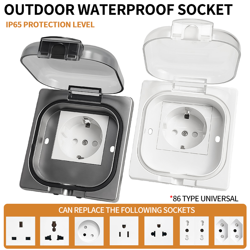Outdoor Power Solutions - IP65 Waterproof Outdoor Socket, 16A High