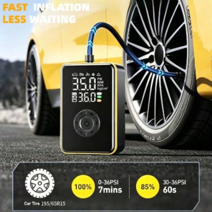 Tire Inflator Portable Air Com - Air Compressor Portable recension och pris