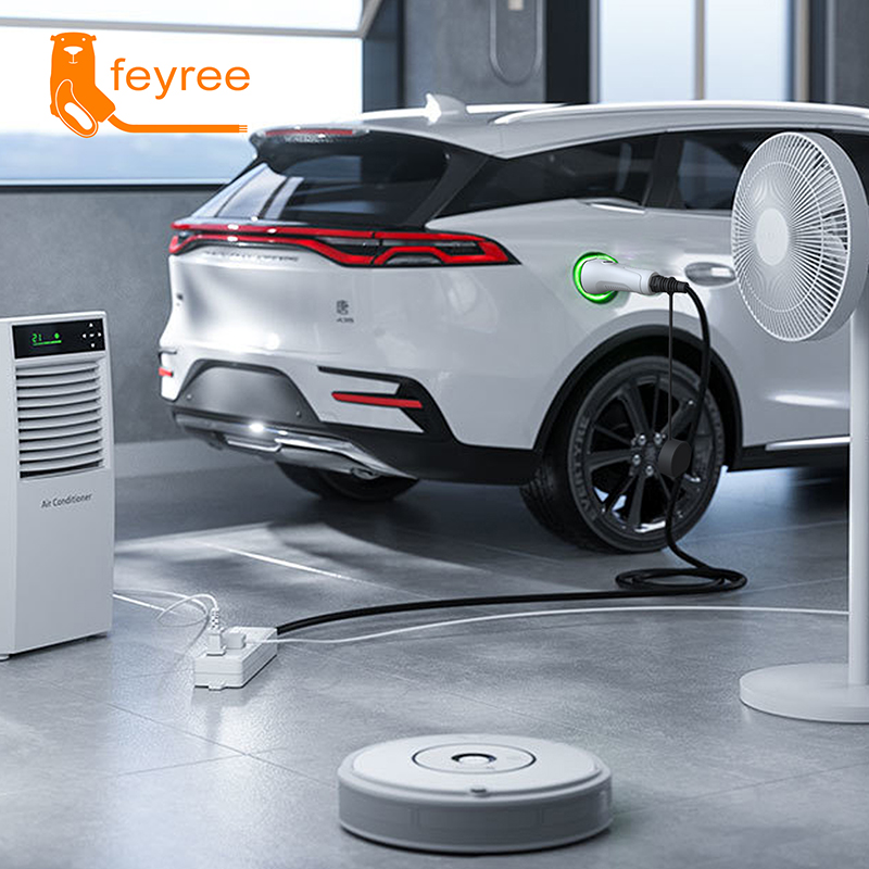 Feyree V2L Cable Electric Car  - Outdoor Power Station recension och pris