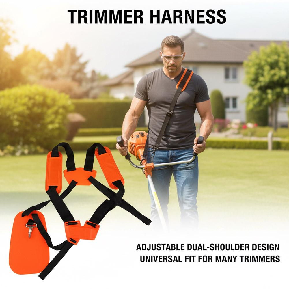 Padded Double Shoulder Harness - Brush Cutter Strap recension och pris