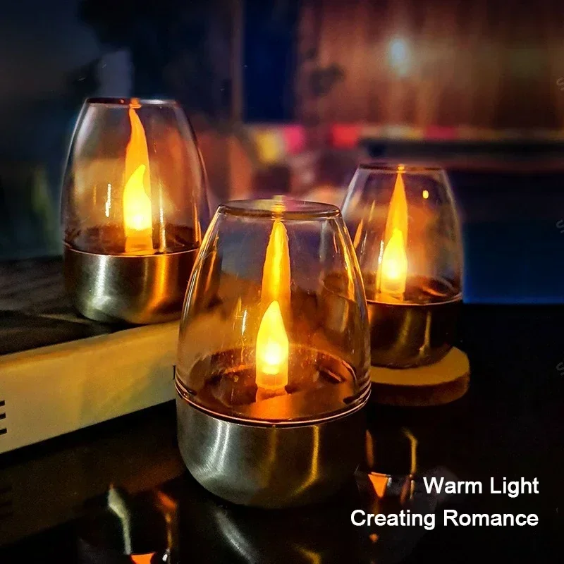 LED Solar Candles Light Flamel - Outdoor Power Outlet Solar recension och pris