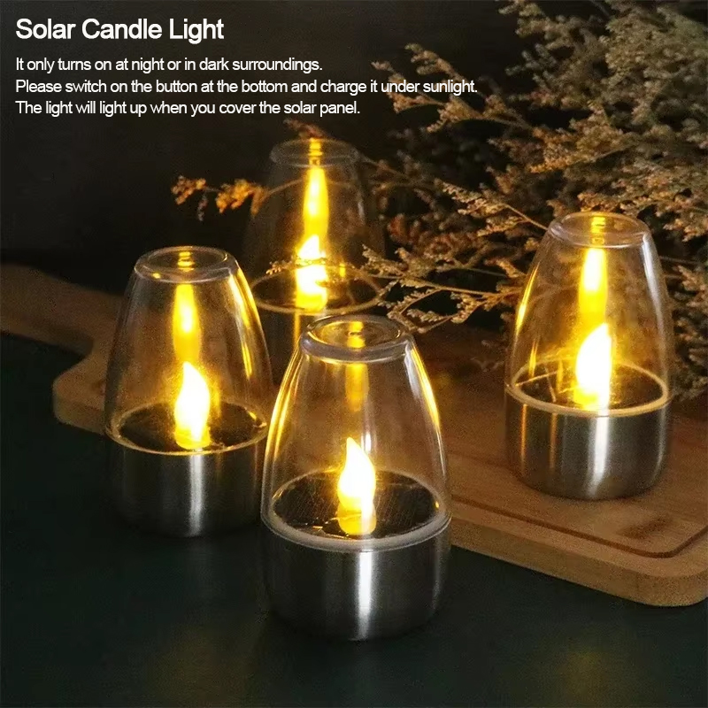 LED Solar Candles Light Flamel - Outdoor Power Outlet Solar recension och pris