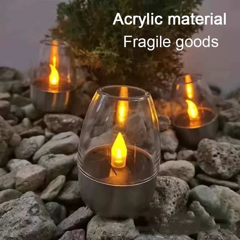 LED Solar Candles Light Flamel - Outdoor Power Outlet Solar recension och pris