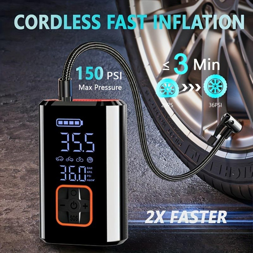 Portable Air Compressor Cordle - Air Compressor Portable recension och pris