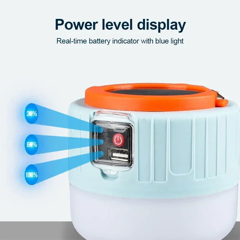 LED Solar Camping Light Power  - Outdoor Power Outlet Solar recension och pris