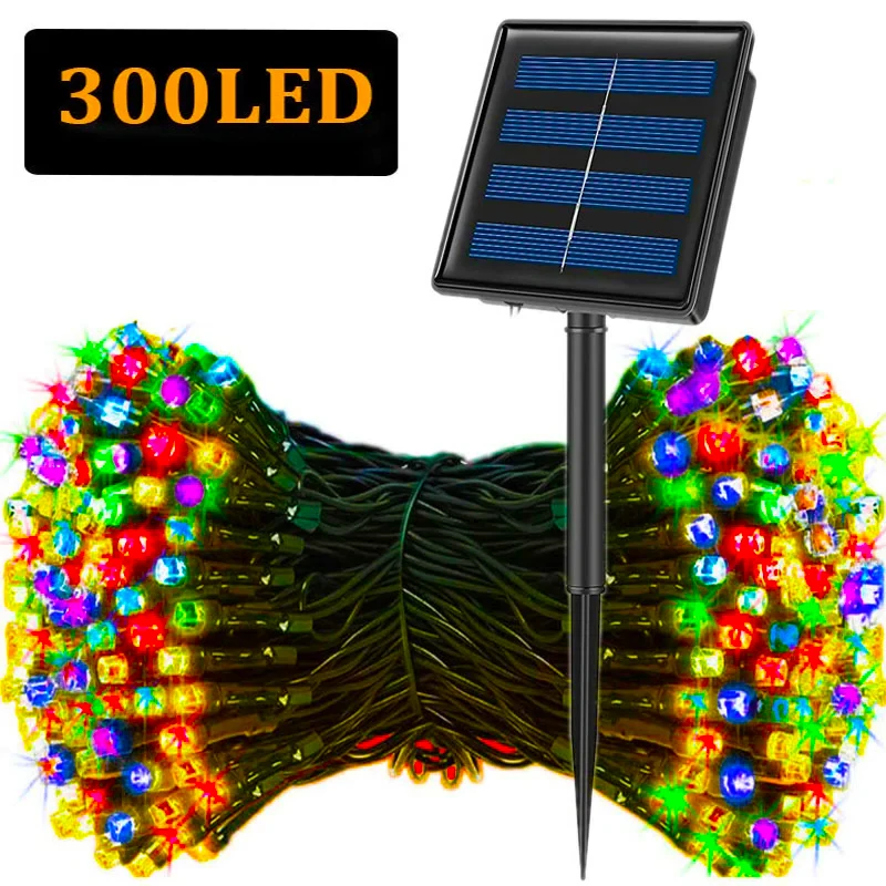 LED Solar String Lights 30/100 - Outdoor Solar Power Xmas Lights recension och pris