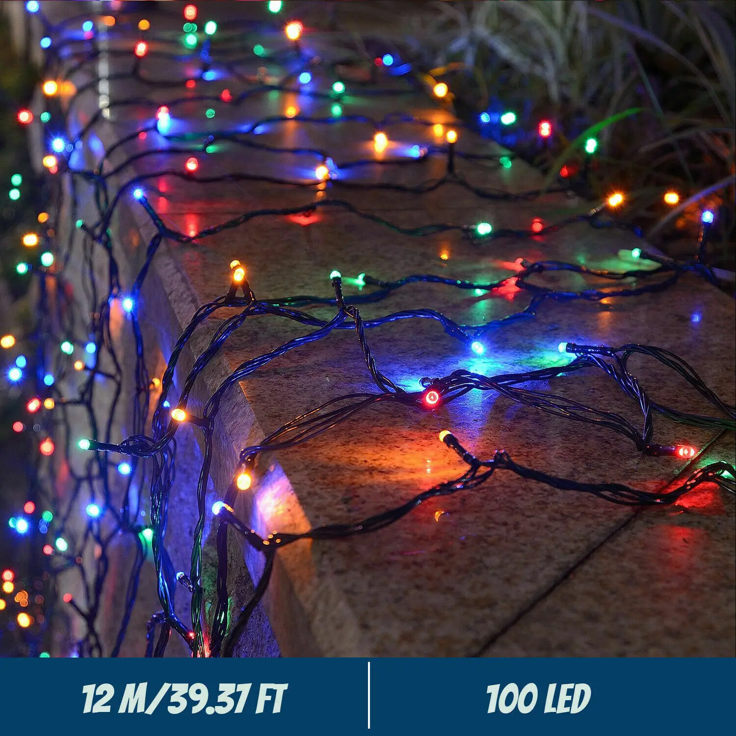 LED Solar String Lights 30/100 - Outdoor Solar Power Xmas Lights recension och pris