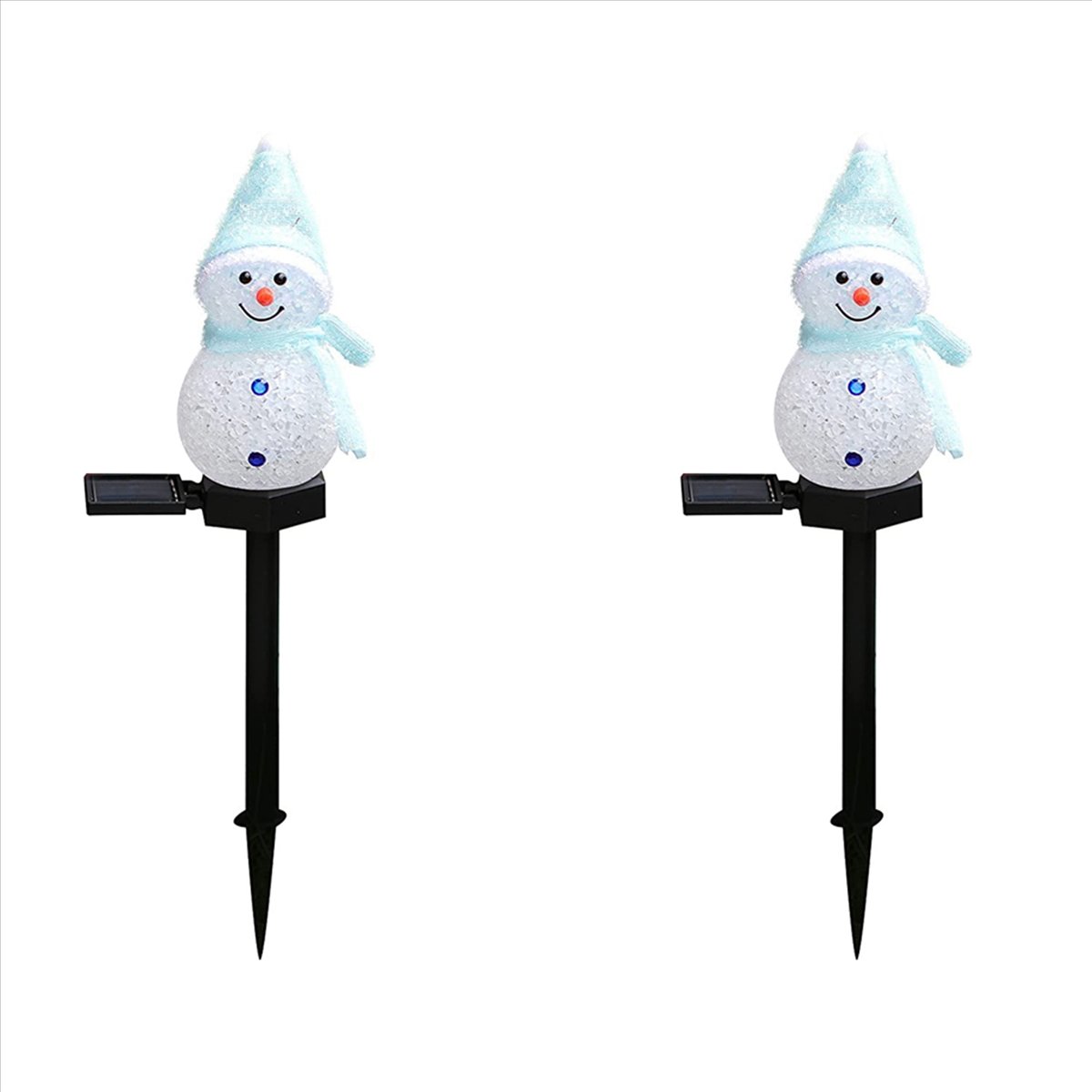 AA81-2X Snowman Solar Lights C - Outdoor Solar Power Xmas Lights recension och pris