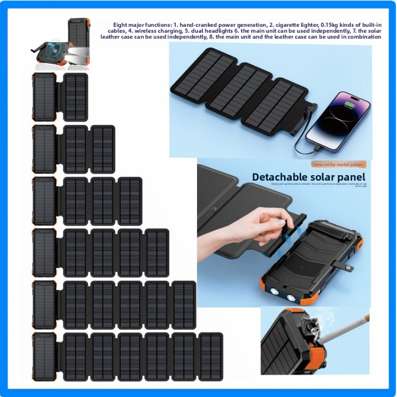 Hand Crank Solar Power Bank 20 - Xiaomi Outdoor Power Supply recension och pris
