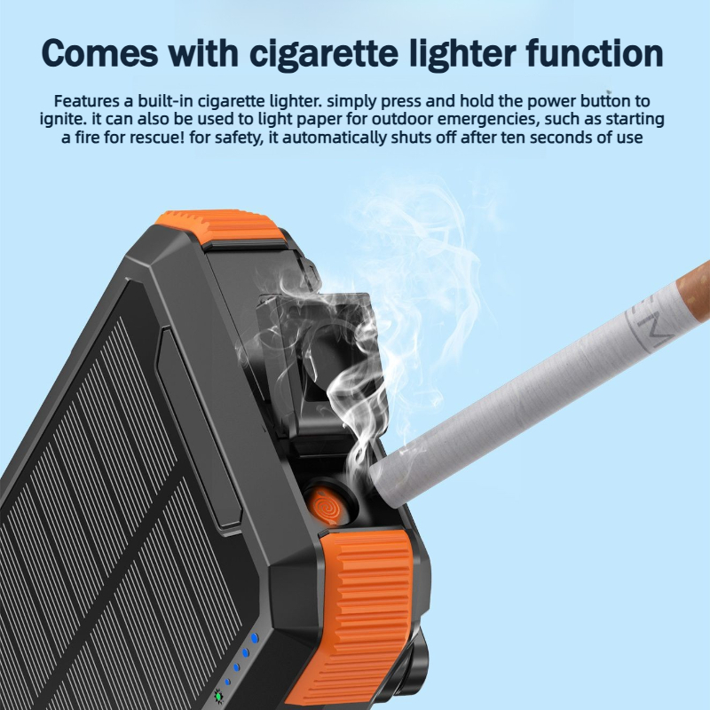 Hand Crank Solar Power Bank 20 - Xiaomi Outdoor Power Supply recension och pris