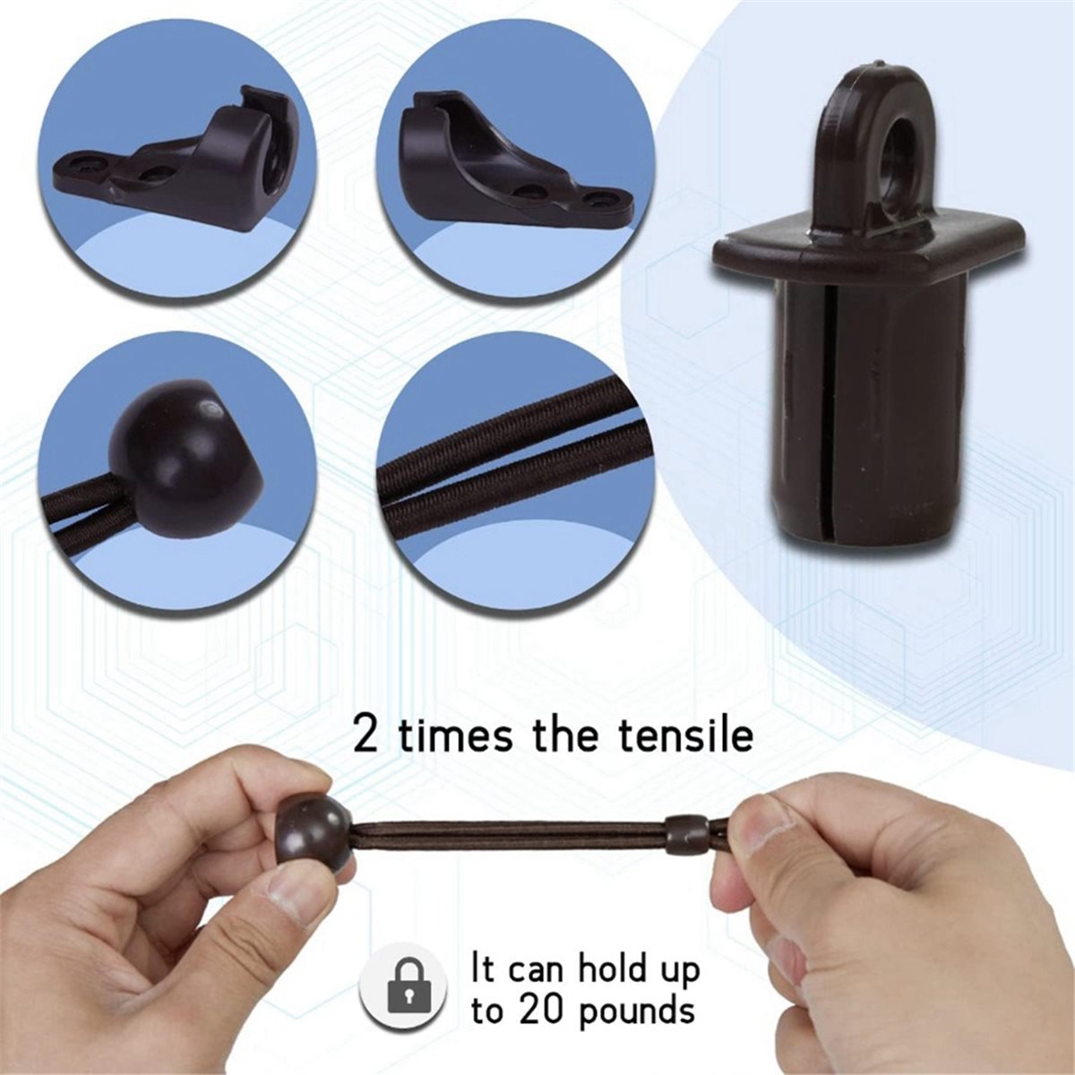 Sun Shading Bungee Kit & End C - Outdoor Power Blinds recension och pris