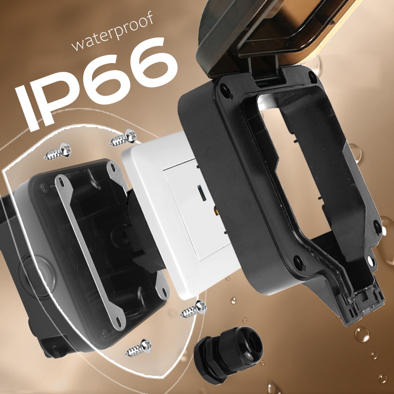 Avoir IP66 Wall Waterproof Soc - Outdoor Power Solutions recension och pris