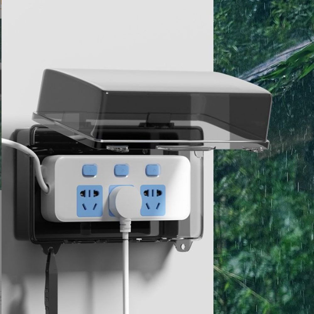 Portable Plastic Plug Box Anti - Outdoor Power Strip recension och pris