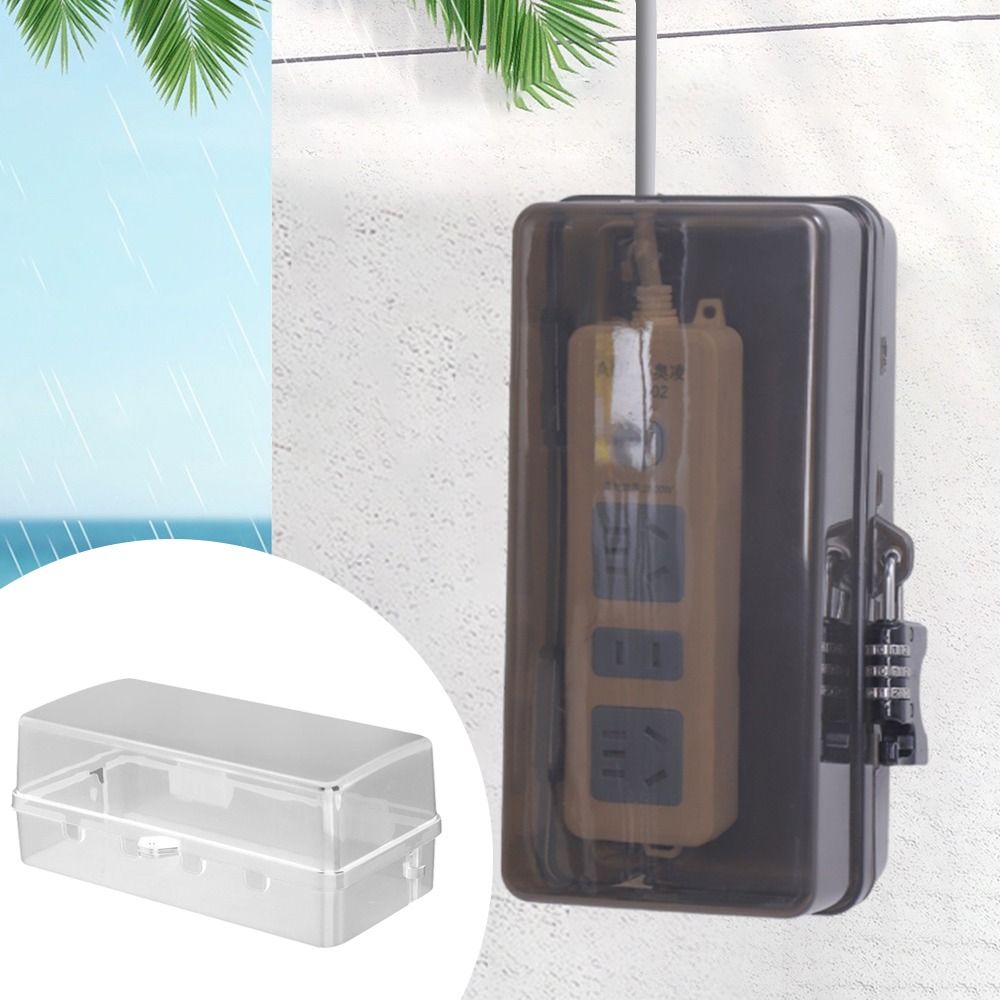 Portable Plastic Plug Box Anti - Outdoor Power Strip recension och pris