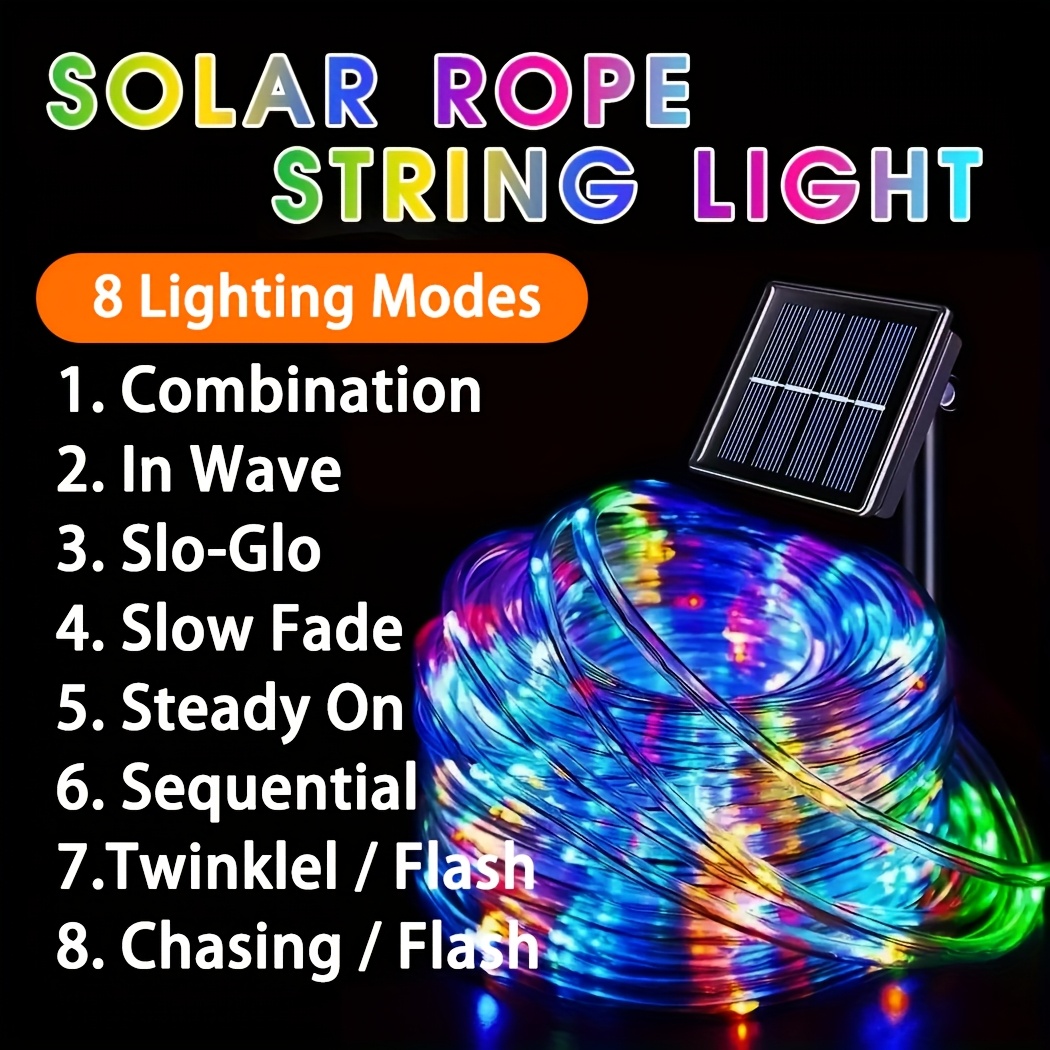Outdoor Solar LED Fairy Lights - Outdoor Power Outlet Solar recension och pris