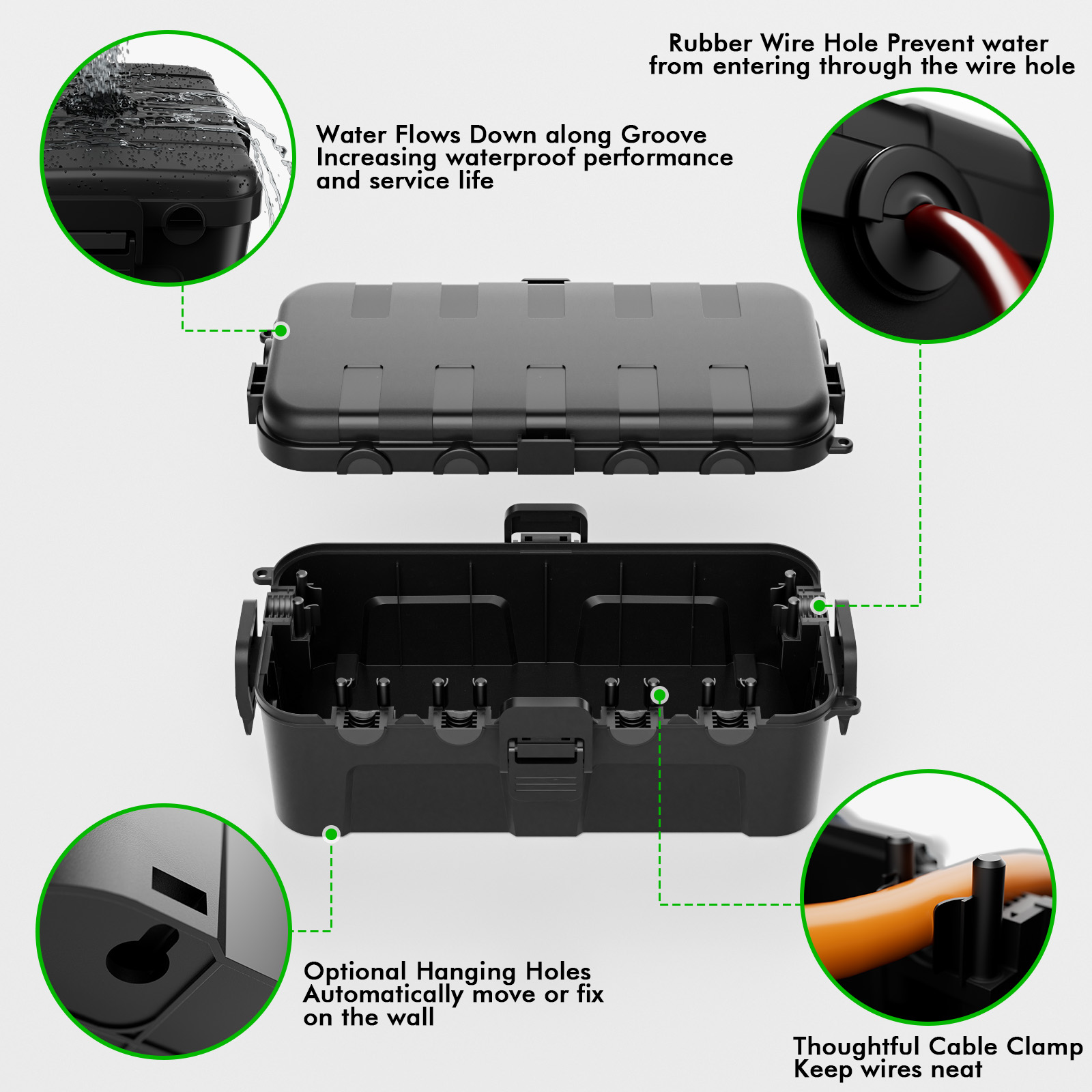 Medium IP54 Waterproof Outdoor - Outdoor Use Power Strip recension och pris