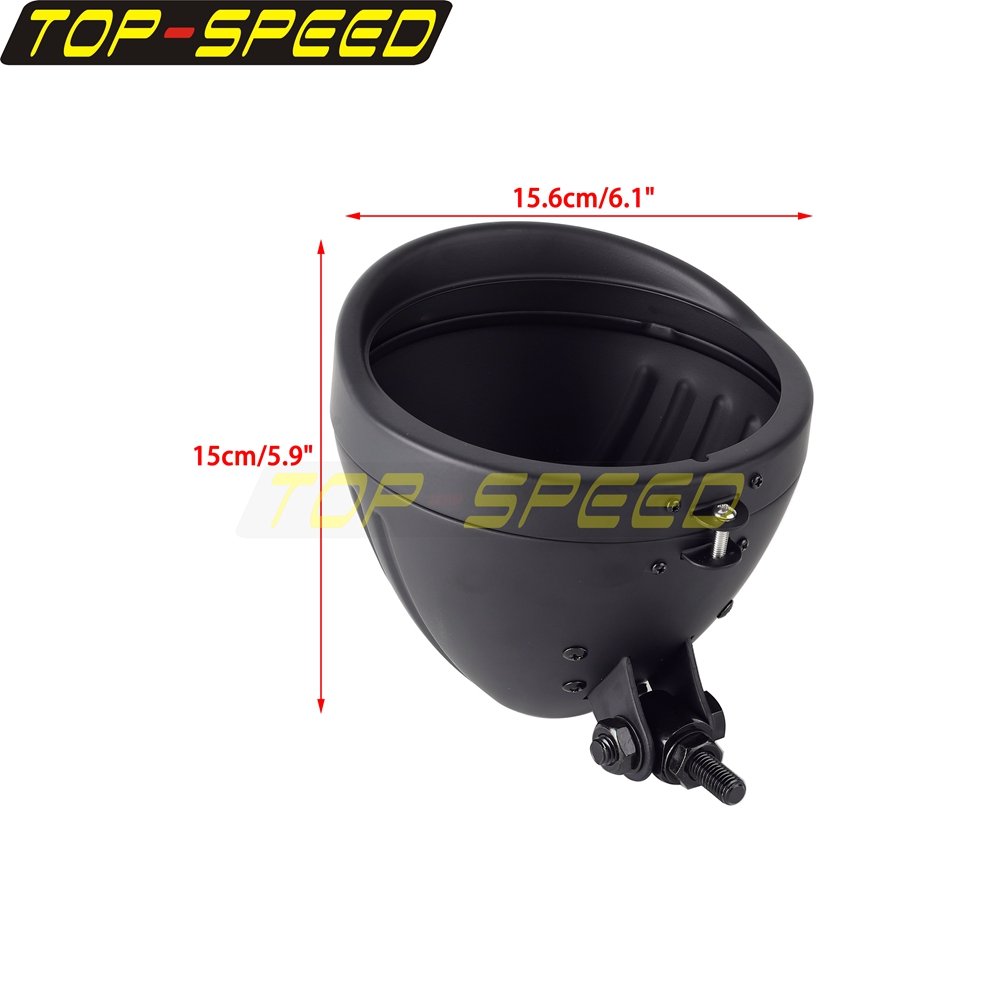 Black/Chrome Motorcycle Headla - Outdoor Power Products recension och pris
