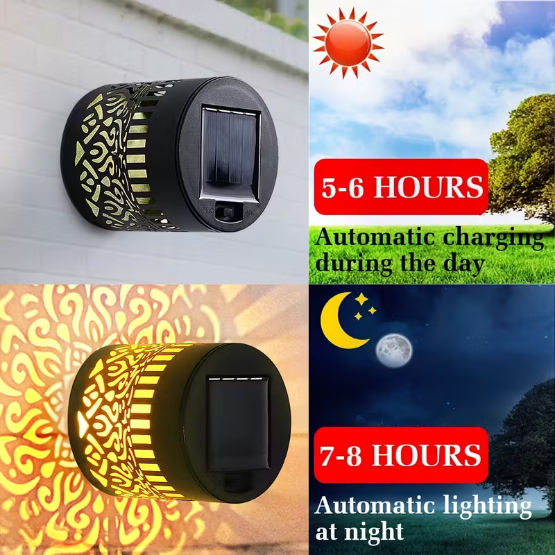 Solar LED Wall Light Mandala P - Outdoor Power Outlet Solar recension och pris