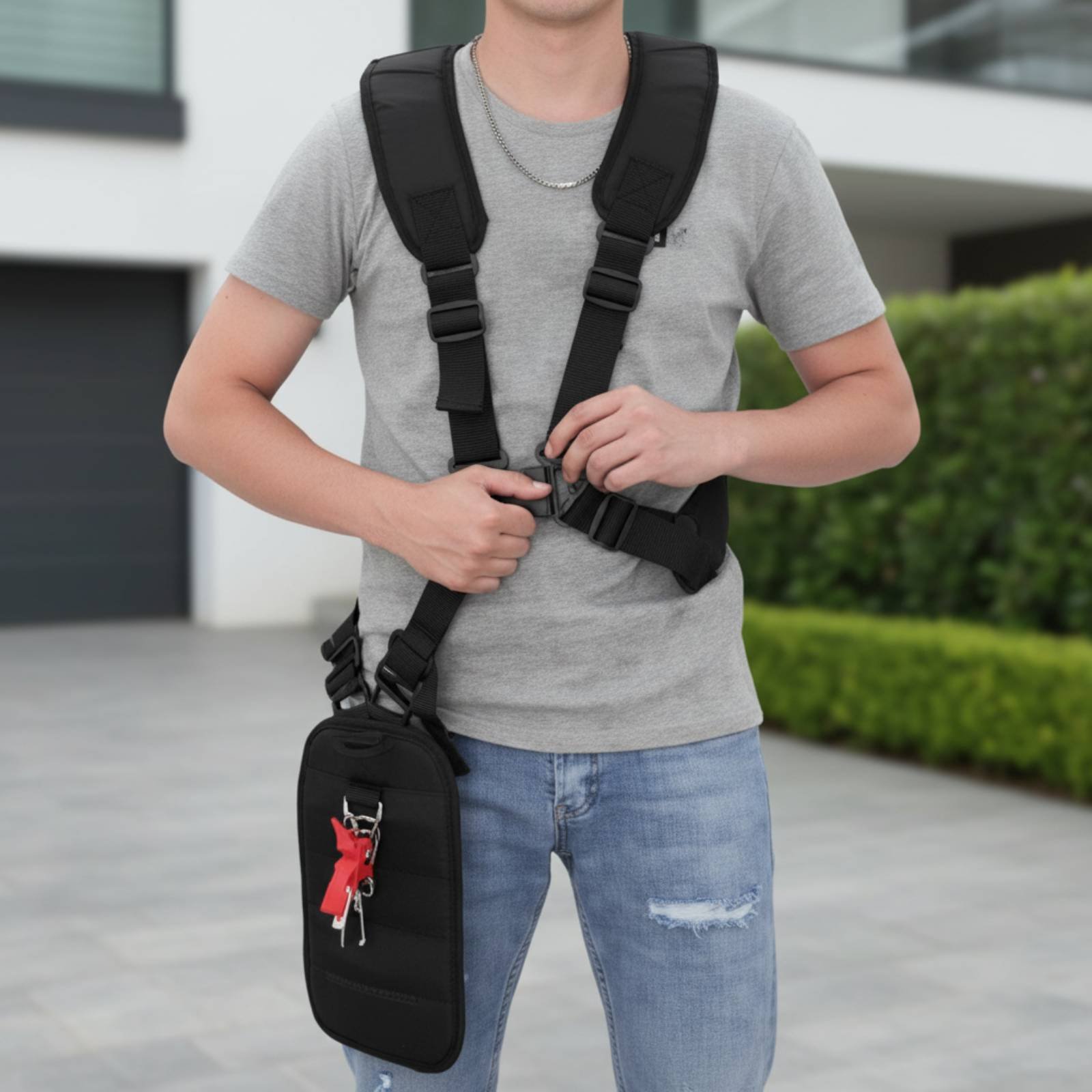 Y-Shaped Trimmer Strap Heavy D - Brush Cutter Strap recension och pris