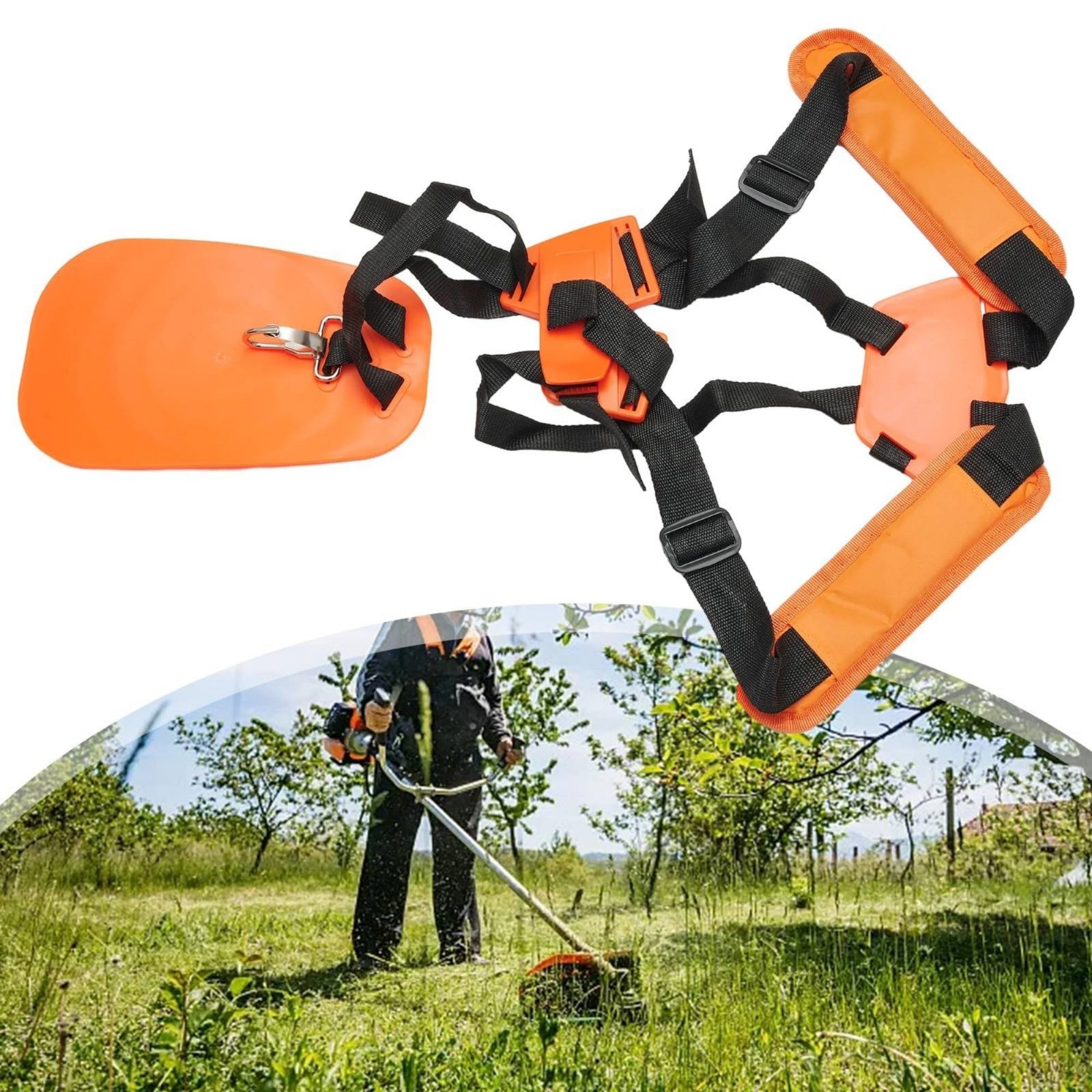 Double Shoulder Trimmer Harnes - Brush Cutter Strap recension och pris